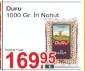 Duru 1000 Gr. İri Nohut