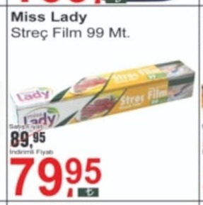 Miss Lady Streç Film 99 Mt.