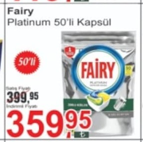Fairy Platinum 50'Li Kapsül