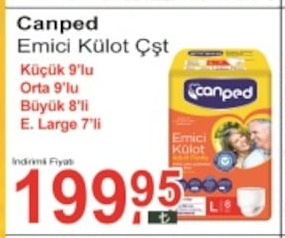 Canped Emici Külot Çşt