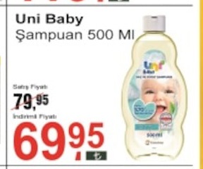 Uni Baby Şampuan 500 Ml