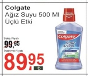 Colgate Ağız Suyu 500 Ml Üçlü Etki