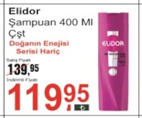 Elidor Şampuan 400 Ml Çşt