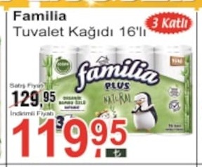 Familia Tuvalet Kağıdı 16'Lı