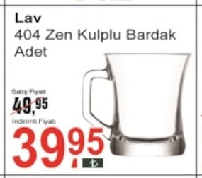 Lav 404 Zen Kulplu Bardak Adet