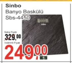 Sinbo Banyo Baskülü Sbs-4450
