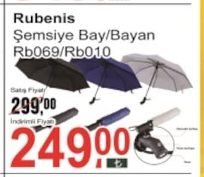 Rubenis Şemsiye Bay/Bayan Rb069/Rb010
