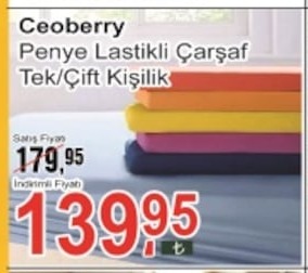 Ceoberry Penye Lastikli Çarşaf Tek/Çift Kişilik