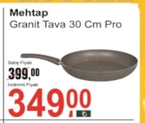 Mehtap Granit Tava 30 Cm Pro
