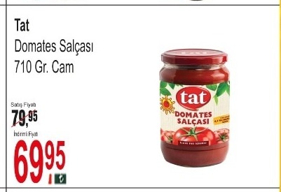Tat Domates Salçası 710 Gr Cam