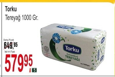 Torku Tereyağ 1000 Gr