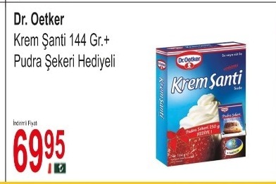 Dr. Oetker Krem Şanti 144 Gr