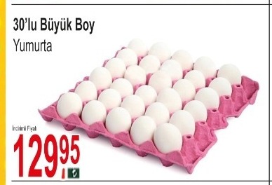 30'Lu Büyük Boy Yumurta