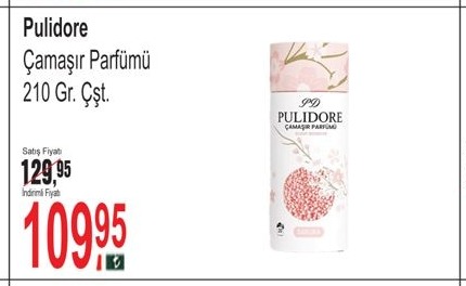 Pulidore Çamaşır Parfümü 210 Gr. Çşt.
