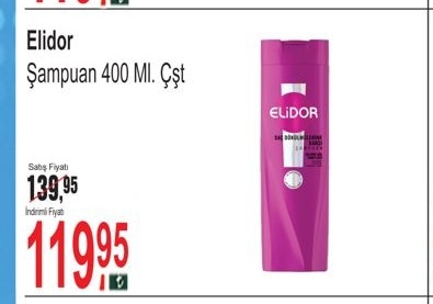 Elidor Şampuan 400 Ml Çşt