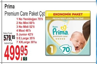 Prima Premium Care Paket Çşt