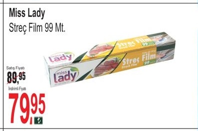 Miss Lady Streç Film 99 Mt.