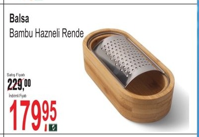 Balsa Bambu Hazneli Rende