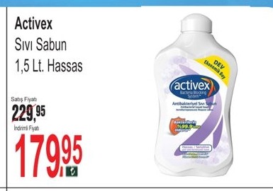 Activex Sıvı Sabun 1,5 Lt. Hassas