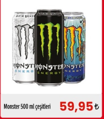 Monster 500 Ml Çeşitleri