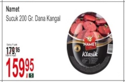 Namet Sucuk 200 Gr. Dana Kangal