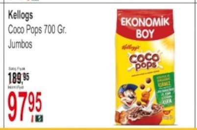 Kellogs Coco Pops Jumbos 700 Gr.