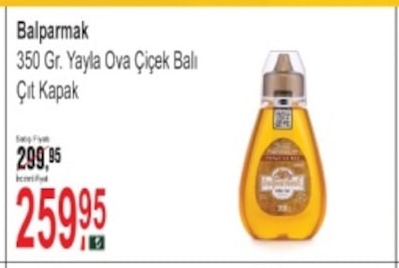 Balparmak 350 Gr. Yayla Ova Çiçek Balı Çıt Kapak