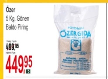 5 Kg. Gönen Baldo Pirinç