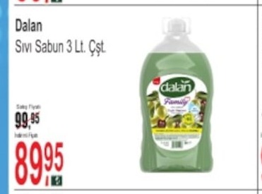 Dalan Sıvı Sabun 3 Lt.