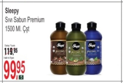 Sleepy Sıvı Sabun Premium 1500 Ml.