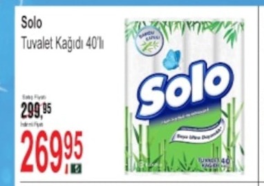 Solo Tuvalet Kağıdı 40'Lı