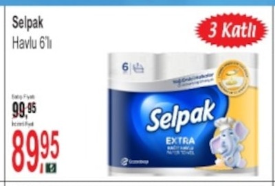 Selpak Havlu 6'Lı
