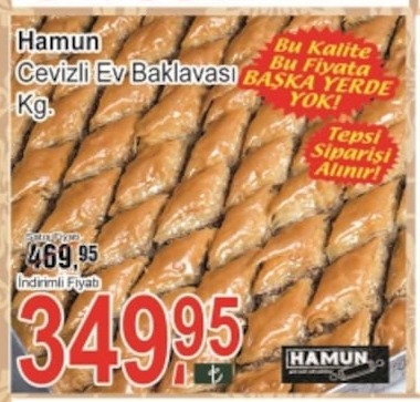 Hamun Cevizli Ev Baklavası Kg.