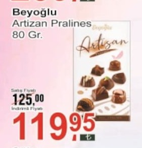 Beyoğlu Artizan Pralines 80 Gr.