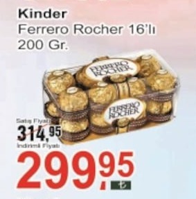 Kinder Ferrero Rocher 16'Lı 200 Gr.
