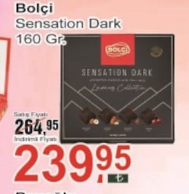 Bolçi Sensation Dark 160 Gr
