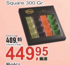 Bolçi Square 300 Gr