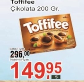 Toffifee Çikolata 200 Gr