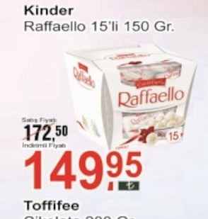 Kinder Raffaello 15'Li 150 Gr