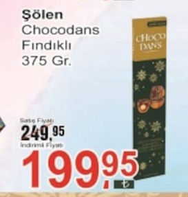 Şölen Chocodans Fındıklı 375 Gr
