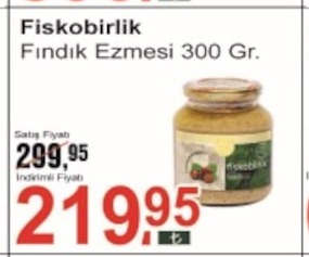 Fiskobirlik Fındık Ezmesi 300 Gr.