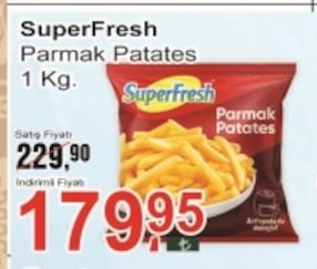 Superfresh Parmak Patates 1 Kg