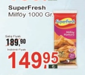 Superfresh Milföy 1000 Gr.