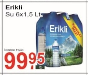 Erikli Su 6X1,5 Lts.