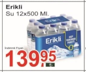 Erikli Su 12X500 Ml.