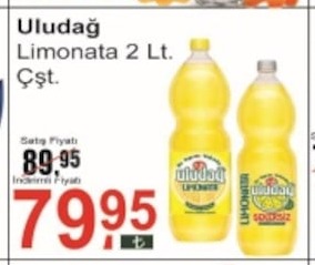 Uludağ Limonata 2 Lt.