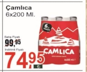 Çamlıca 6X200 Ml.