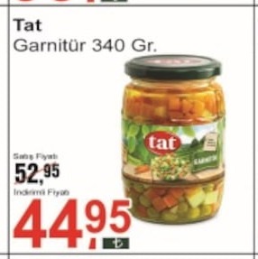 Tat Garnitür 340 Gr.