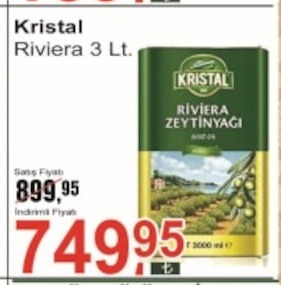 Kristal Riviera 3 Lt.