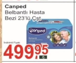 Canped Belbantlı Hasta Bezi 23'Lü Çst.